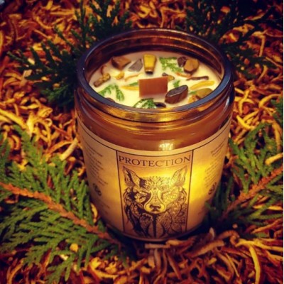 Protection Intention Candle - Herbes & Sortilèges